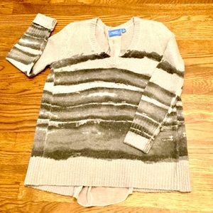 Simply Vera Vera Wang V Neck Sweater Scarf Back